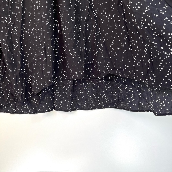 & Other Stories Frilled Ruffle Midi Dress Black White Size 2 - Picture 10 of 11